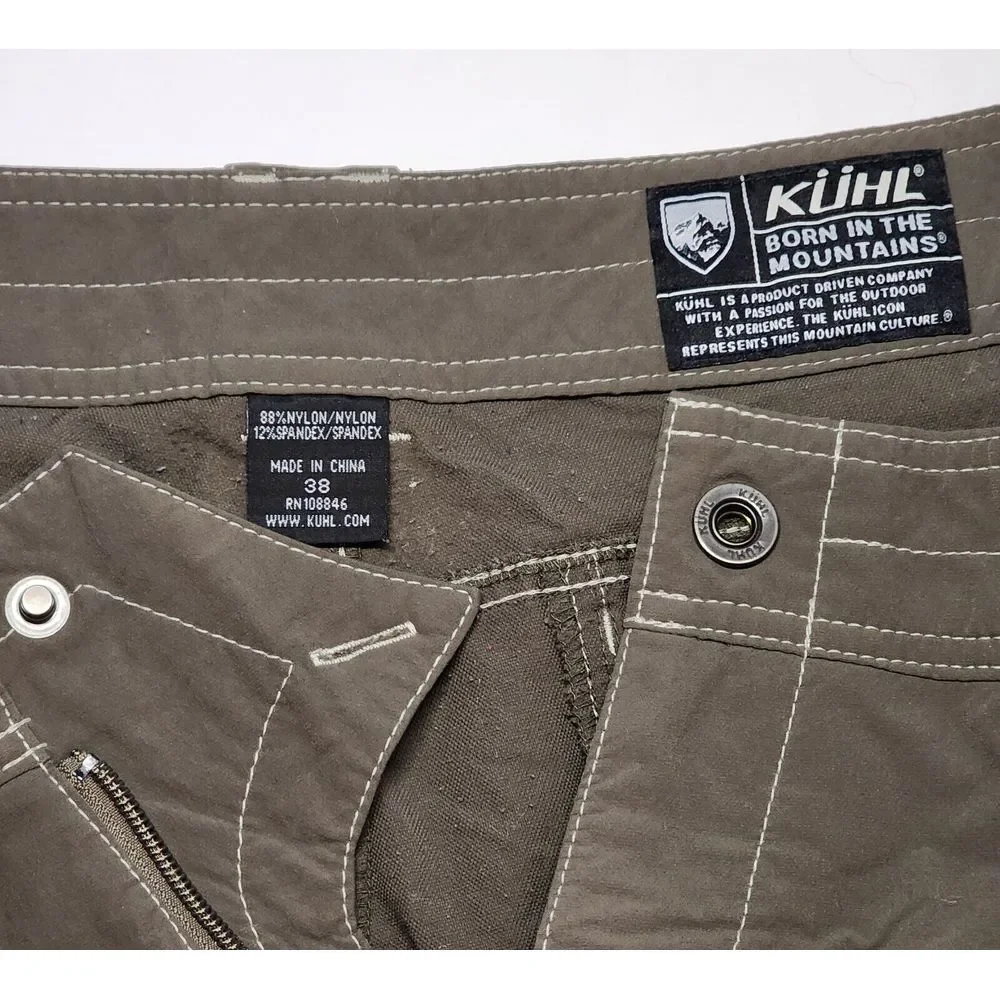 KUHL Mens Size 38 Gray Cargo‎ Shorts